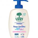 Crème lavante mains peaux sensibles 
