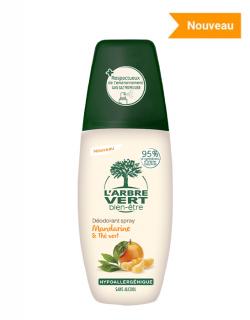 Déodorant en spray Mandarine et Thé vert
