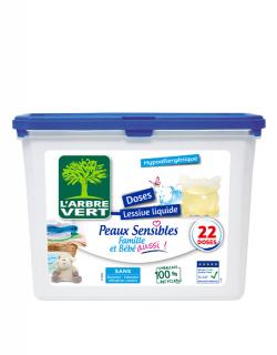 Doses de lessive peaux sensibles 