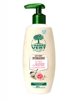 Lait corporel hydratant à l'huile de rose